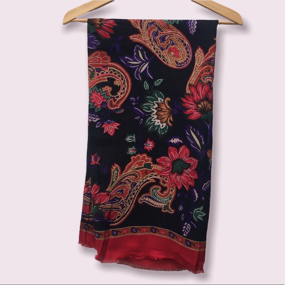Vintage square scarf